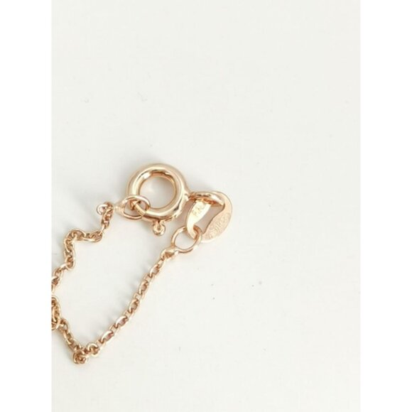 Vintage Tigers Eye Carved Pendant in Rose Gold Chain - Picture 6 of 6